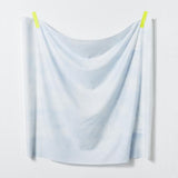 Nani IRO Kokka Peinture a l'eau Alphabet Cotton Silk - Blue C - 50cm