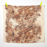 Nani IRO Kokka Good Sign 60W Double Gauze - Brown D - 50cm