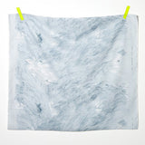 Nani IRO Kokka Good Sign Cotton Linen Sheeting - Blue B - 50cm