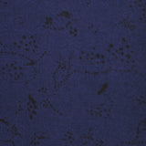 (Remnant) Nani IRO Kokka Bear Fruits Organic Lawn - Navy C - 0.85m