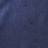 (Remnant) Nani IRO Kokka Bear Fruits Organic Lawn - Navy C - 0.85m