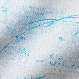 Nani IRO Kokka Yes! Tableau Cotton Herringbone  - White Blue A - 50cm