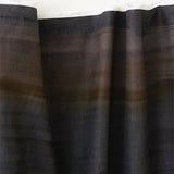 (Remnant) Nani IRO Kokka Touch A Chord Kotosen Ni Fureru Cotton Silk - Black C - 2.5m