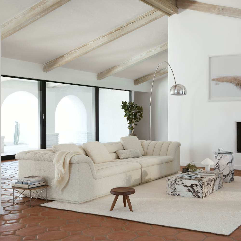 Float Sofa and Plinth Tables