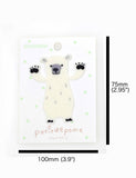 Putidepome Felt Iron On Patches - One Polar Bear - Nekoneko Fabric