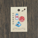 Kokka Retro Japan Embroidered Wappen Iron On Patches - Ice Cream