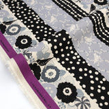 Kokka Echino Peck Canvas - Black - 50cm