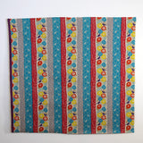 Kokka Echino Peck Canvas - Red - 50cm