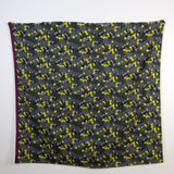 Kokka Echino Floret Double Gauze - Grey - 50cm
