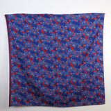 Kokka Echino Floret Double Gauze - Blue - 50cm
