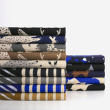 Kokka Echino Large Dots Canvas - Navy - 50cm