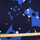 Kokka Echino Large Dots Canvas - Navy - 50cm