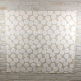 Kokka Muddy Works by Tomotake Anpan - Mortley Cross Soft Canvas - White - 50cm - Nekoneko Fabric