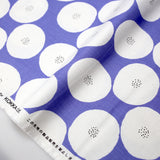 (Remnant) Kokka Muddy Works by Tomotake Anpan - Mortley Cross Soft Canvas - Light Blue - 2.1m
