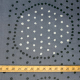 Nani IRO Kokka Anu Tuominen Ympari Pocho Linen - Dark Grey B - 50cm