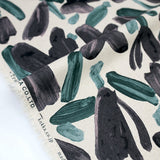 Kokka Linnea Soft Canvas - Black - 50cm