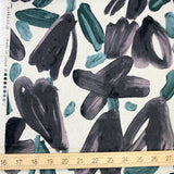 Kokka Linnea Soft Canvas - Black - 50cm