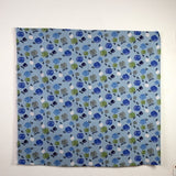 Kokka Knap Apples Canvas - Blue - 50cm
