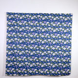 Kokka Knap Floral Canvas - Blue - 50cm