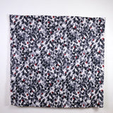 Kokka Modern Art Circles Cotton Linen Sheeting - Black - 50cm