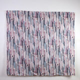 Kokka Modern Art Stripes Cotton Linen Sheeting - Pink - 50cm