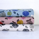 Kokka Knap Apples Canvas - Pink - 50cm