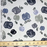Kokka Knap Apples Canvas - Beige - 50cm