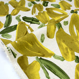 Kokka Linnea Soft Canvas - Mustard - 50cm