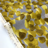 Kokka Modern Art Circles Cotton Linen Sheeting - Grey - 50cm