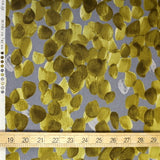 Kokka Modern Art Circles Cotton Linen Sheeting - Grey - 50cm