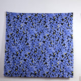 Kokka Modern Art Circles Cotton Linen Sheeting - Blue - 50cm
