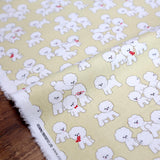 Cosmo Bichon - Cotton Oxford Canvas - Beige - 50cm