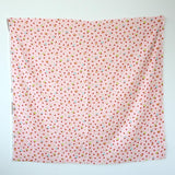 Kokka San X Sumikko Gurashi Strawberries Double Gauze - Pink - 50cm