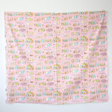 Kokka San X Sumikko Gurashi Bakery Cotton Oxford Canvas - Pink - 50cm