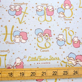 Sanrio Twin Stars Constellation - Cotton Canvas - Blue - 50cm